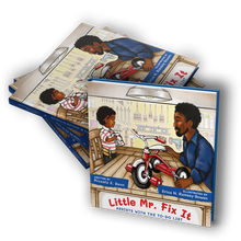 Load image into Gallery viewer, Book Donation Gift: 25-Book Set of Little Mr. Fix it Assists With The To-Do List, 10" by 10" Hardcover Book