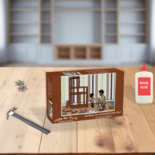 Load image into Gallery viewer, Little Mr. Fix It Jigsaw Puzzle, Building The Bookshelf With Dad 200-pieces (12&quot; by 18&quot;)

