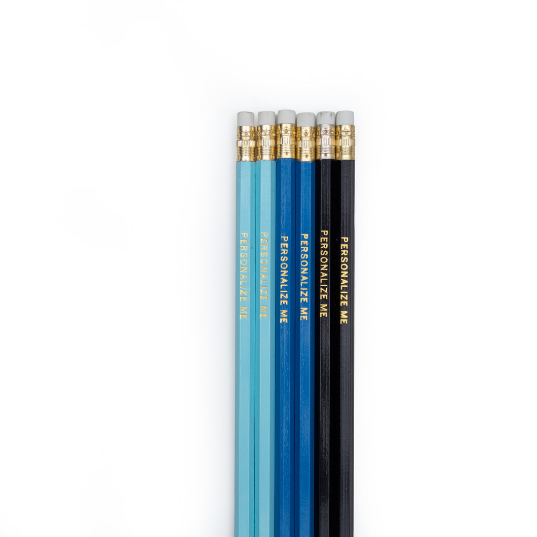 Set of 6 Personalized Pencils